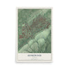 Map of Homewood, Alabama, 12 x 18 inch unframed archival matte print