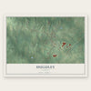 Huguley, Alabama map print, the full design