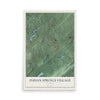 Map of Indian Springs Village, Alabama, 12 x 18 inch unframed archival matte print