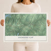 Map of Jacksons' Gap, Alabama, 12 x 18 inch unframed archival matte print
