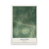 Map of Kellyton, Alabama, 12 x 18 inch unframed archival matte print