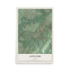 Map of Lipscomb, Alabama, 12 x 18 inch unframed archival matte print