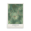Map of Louisville, Alabama, 12 x 18 inch unframed archival matte print