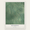 Macedonia, Alabama map print, the full design