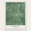 Marengo, Alabama map print, the full design