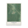 Map of McMullen, Alabama, 12 x 18 inch unframed archival matte print