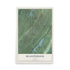 Map of Meadowbrook, Alabama, 12 x 18 inch unframed archival matte print