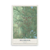 Map of Millbrook, Alabama, 12 x 18 inch unframed archival matte print