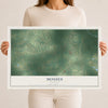 Map of Mosses, Alabama, 12 x 18 inch unframed archival matte print