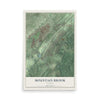 Map of Mountain Brook, Alabama, 12 x 18 inch unframed archival matte print