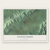 Nances Creek, Alabama map print, the full design