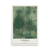 Map of Newbern, Alabama, 12 x 18 inch unframed archival matte print