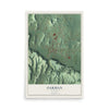 Map of Oakman, Alabama, 12 x 18 inch unframed archival matte print