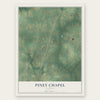 Piney Chapel, Alabama map print, the full design