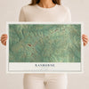 Map of Ranburne, Alabama, 12 x 18 inch unframed archival matte print