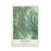 Map of Ridgeville, Alabama, 12 x 18 inch unframed archival matte print
