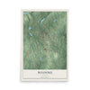 Map of Roanoke, Alabama, 12 x 18 inch unframed archival matte print