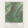 Rocky Ridge, Alabama map print, the full design