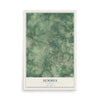Map of Semmes, Alabama, 12 x 18 inch unframed archival matte print