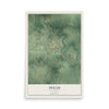 Map of Snead, Alabama, 12 x 18 inch unframed archival matte print