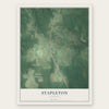 Stapleton, Alabama map print, the full design