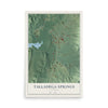 Map of Talladega Springs, Alabama, 12 x 18 inch unframed archival matte print