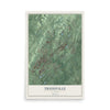 Map of Trussville, Alabama, 12 x 18 inch unframed archival matte print