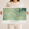 Map of Union Grove, Alabama, 12 x 18 inch unframed archival matte print