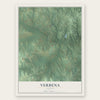 Verbena, Alabama map print, the full design