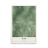 Map of Webb, Alabama, 12 x 18 inch unframed archival matte print