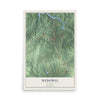 Map of Wedowee, Alabama, 12 x 18 inch unframed archival matte print