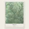 Welti, Alabama map print, the full design