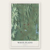 White Plains, Alabama map print, the full design