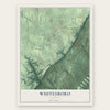 Whitesboro, Alabama map print, the full design