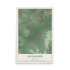 Map of Alexander, Arkansas, 12 x 18 inch unframed archival matte print