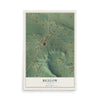 Map of Bigelow, Arkansas, 12 x 18 inch unframed archival matte print