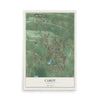 Map of Cabot, Arkansas, 12 x 18 inch unframed archival matte print