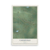 Map of Caulksville, Arkansas, 12 x 18 inch unframed archival matte print