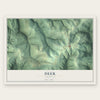 Deer, Arkansas map print, the full design