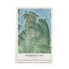 Map of Diamond City, Arkansas, 12 x 18 inch unframed archival matte print