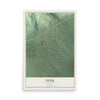 Map of Dyer, Arkansas, 12 x 18 inch unframed archival matte print