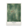 Map of Emerson, Arkansas, 12 x 18 inch unframed archival matte print