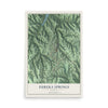 Map of Eureka Springs, Arkansas, 12 x 18 inch unframed archival matte print