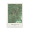 Map of Farmington, Arkansas, 12 x 18 inch unframed archival matte print