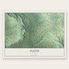 Floyd, Arkansas map print, the full design