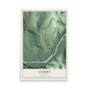 Map of Gilbert, Arkansas, 12 x 18 inch unframed archival matte print