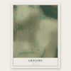 Gregory, Arkansas map print, the full design