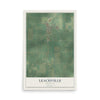 Map of Leachville, Arkansas, 12 x 18 inch unframed archival matte print
