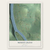 Mount Olive, Arkansas map print, the full design