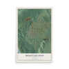 Map of Mountain Pine, Arkansas, 12 x 18 inch unframed archival matte print